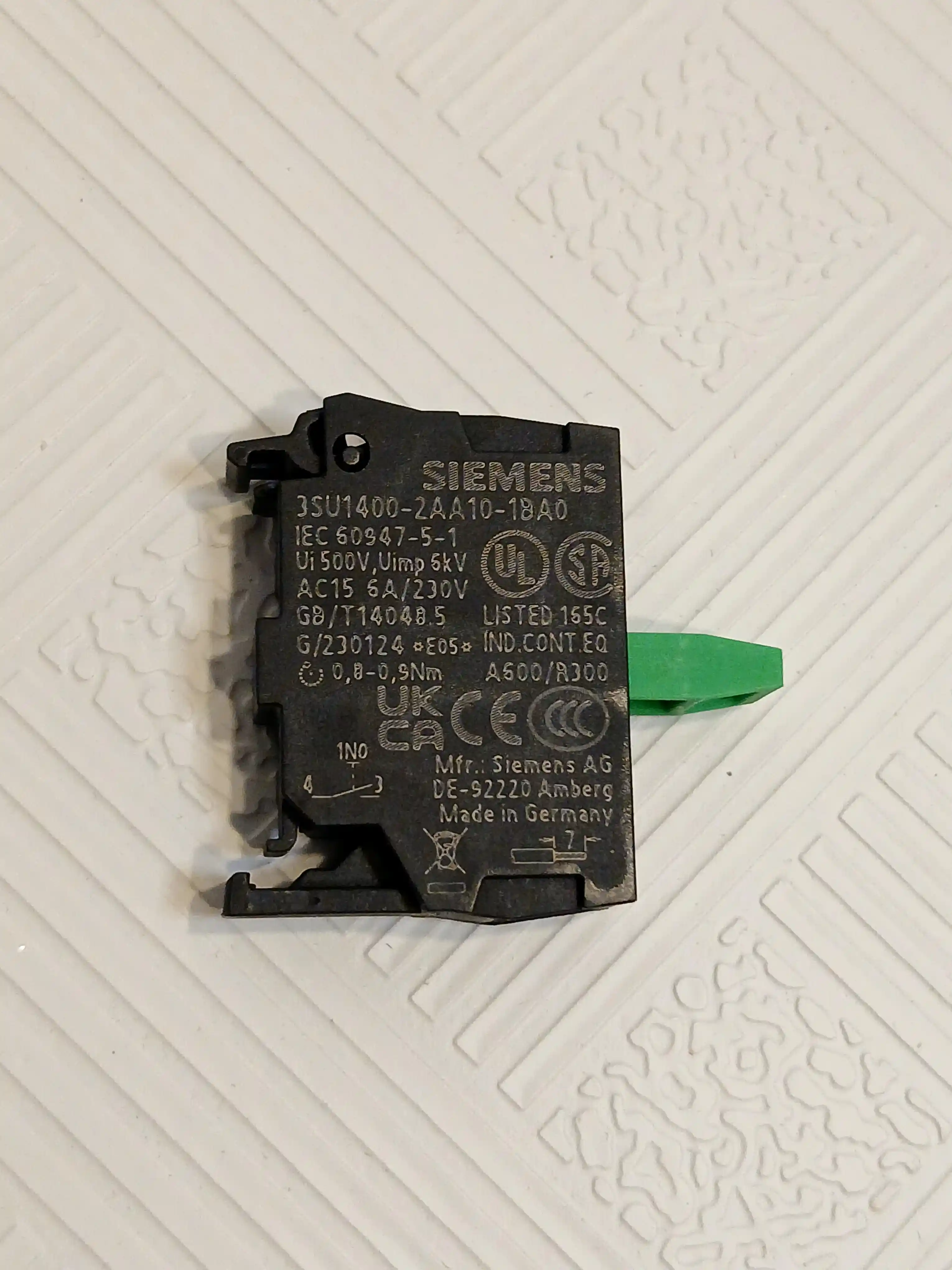 contact module with 1 contact element